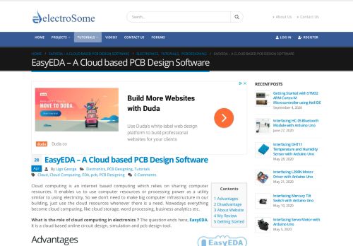 
                            4. EasyEDA - A Cloud based PCB Design Software - electroSome