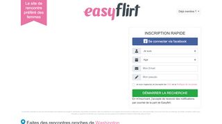 
                            3. Easyflirt - Rencontres sur internet - Site avec Chat Webcam