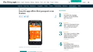 
                            8. EasyJet app offers first passport scan ...