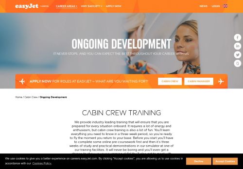 
                            11. easyJet Careers | Ongoing Development