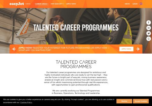 
                            9. easyJet Careers | Talented Career Programmes