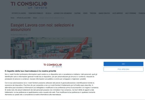 
                            5. Easyjet Lavora con noi: assunzioni 2018 - TiConsiglio