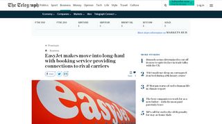 
                            13. EasyJet makes move into long-haul with booking service ...