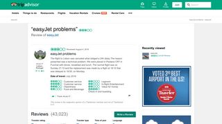 
                            6. easyJet problems - Review of easyJet - TripAdvisor