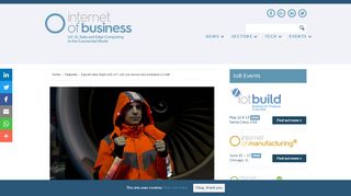 
                            12. EasyJet takes flight with IoT, gives sensors & wearables to staff