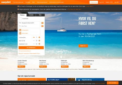 
                            3. easyJet.com: Bestil billige flybilletter og finde sidste minut tilbud på ...