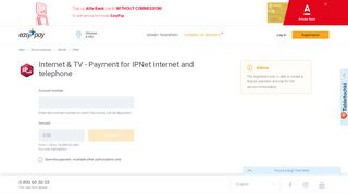 
                            10. EasyPay - Internet & TV - Payment for IPNet Internet and ...