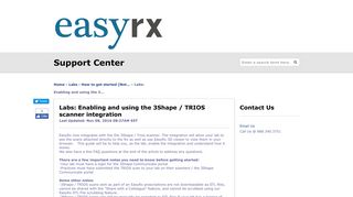 
                            9. EasyRx | Labs: Enabling and using the 3Shape / TR...
