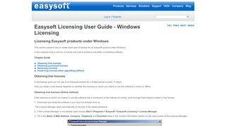 
                            12. Easysoft Licensing User Guide - Windows Licensing