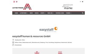 
                            4. easystaff human & resources GmbH | Leitbetriebe Austria