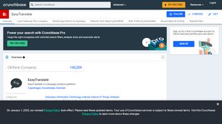 
                            10. EasyTranslate | Crunchbase