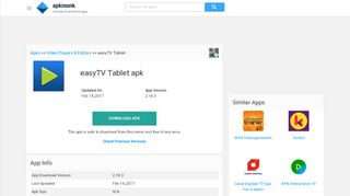 
                            11. easyTV Tablet Apk Download latest version 2.18.3- de.tks.tablet