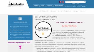 
                            12. Eat Drink Los Gatos - Los Gatos Chamber of Commerce, CA