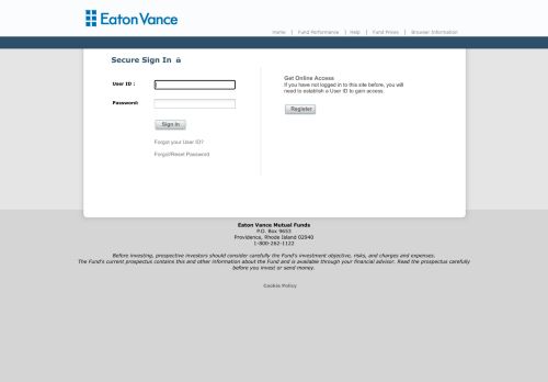 
                            9. Eaton Vance - BNYMellon Sorry Page