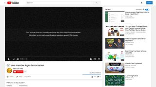 
                            7. Eb3 coin member login demostration - YouTube