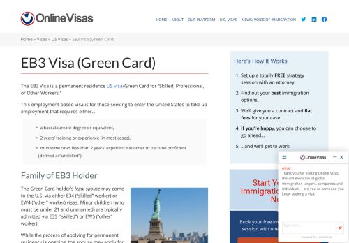 
                            6. EB3 Visa (Green Card) - Requirements and Information on How to Apply