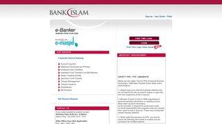 
                            2. eBANKER - Bank Islam
