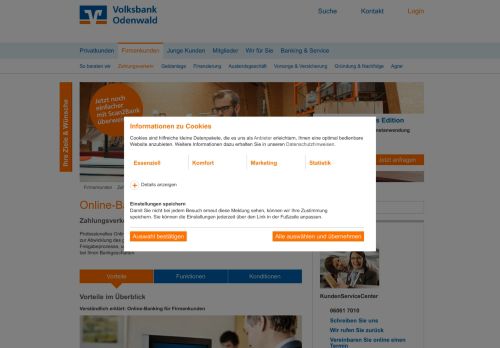 
                            9. eBanking Business Edition - Volksbank Odenwald
