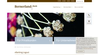 
                            5. eBanking Logout - Bernerland Bank