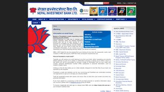 
                            9. eBanking - Nepal Investment Bank