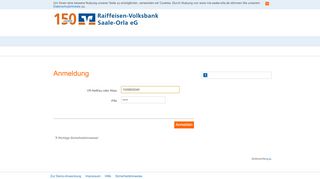 
                            3. eBanking Private Edition - Raiffeisen-Volksbank Saale-Orla eG