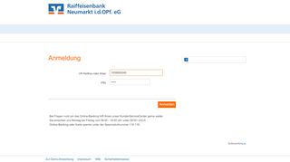 
                            7. eBanking Private Edition - Raiffeisenbank Neumarkt i.d.OPf. eG