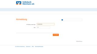 
                            8. eBanking Private Edition - Volksbank Weinheim eG