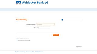 
                            7. eBanking Private Edition - Waldecker Bank eG