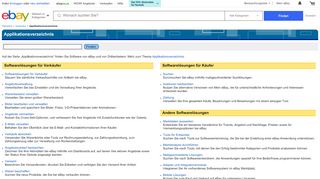 
                            12. eBay-Applikationsverzeichnis Details