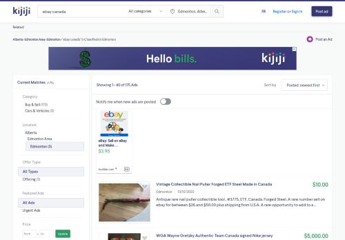 
                            9. Ebay Canada | Kijiji in Edmonton. - Buy, Sell & Save with Canada's #1 ...