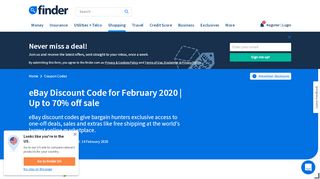 
                            9. eBay discount codes February 2019: Up to $300 off tech products ...