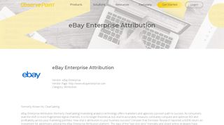 
                            10. eBay Enterprise Attribution - ObservePoint