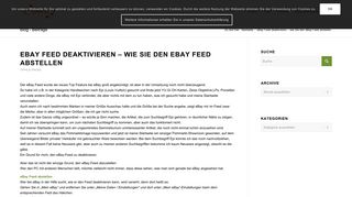 
                            10. eBay Feed deaktivieren – wie Sie den eBay Feed abstellen – Take-me ...