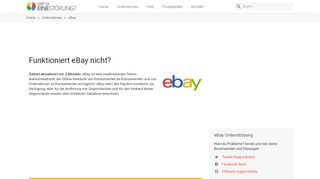 
                            5. eBay funktioniert nicht? Aktueller Status und Probleme - Gibt es eine ...