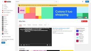 
                            7. eBay Italia - YouTube