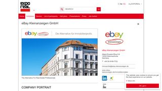 
                            11. eBay Kleinanzeigen GmbH - Exhibitor details - EXPO REAL Online ...