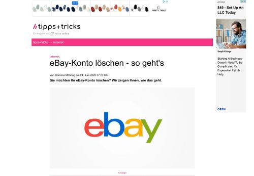 
                            11. eBay-Konto löschen - so geht's - Heise