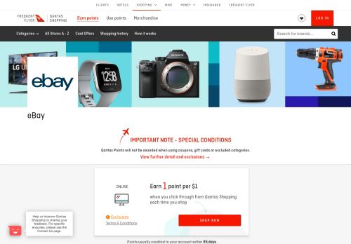 
                            10. eBay Online Shopping Deals | Qantas Shopping Online Mall | Qantas ...