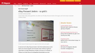 
                            12. eBay-Passwort ändern: So gehen Sie nach dem Hacker-Angriff vor ...