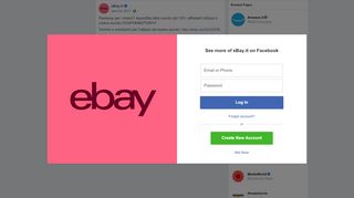 
                            4. eBay.it - Passione per i motori? Approfitta dello sconto... | Facebook