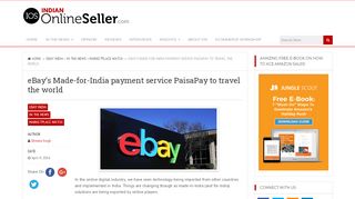 
                            12. eBay's Made-for-India payment service PaisaPay to travel the world ...