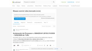 
                            5. Ebazar.com.br Ltda (mercado Livre) - JusBrasil