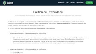 
                            4. EBCloud | Privacidade