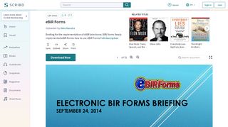 
                            12. eBIR Forms | Internal Revenue Service | Online And Offline - Scribd