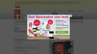 
                            12. eBlocker - Anonymes Surfen leicht gemacht? - Stiftung Warentest