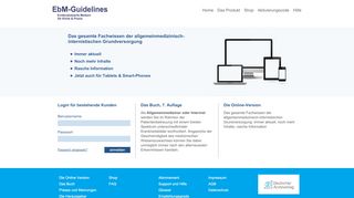 
                            2. EbM-Guidelines für Allgemeinmedizin - Home