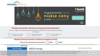 
                            12. eBOK Innogy. Internetowe Centrum Obsługi Klientów | OptimalEnergy.pl
