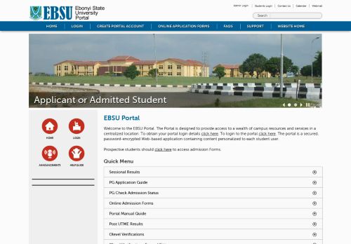 
                            2. Ebonyi State University Portal