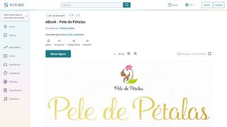 
                            9. eBook - Pele de Pétalas - Scribd