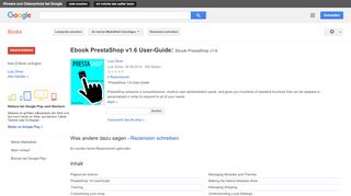 
                            11. Ebook PrestaShop v1.6 User-Guide: Ebook PrestaShop v1.6